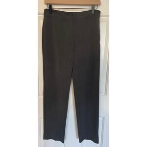 Talbots Heritage Womens Dress Pants Size 4 Gray Side Zipper Straight Leg Stretch